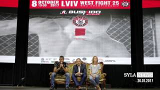 MMA Bushido  Press Conference in Lvov 26.07.2017