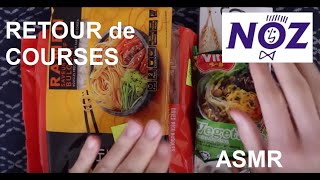 ASMR français - Retour de courses : Noz - Fin mai 2024