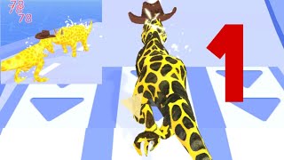 Dino Evolution Run 3D #androidgameplay...! #kids  #video