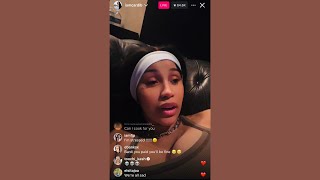 Cardi B Instagram Live | November 6, 2024