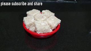 Recipe 54 : Coconut Burfi | Thengai Burfi | Thengai Burbi