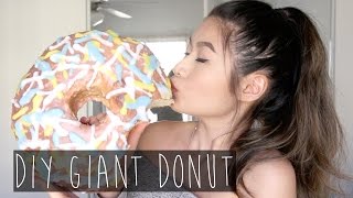 How to | DIY Giant Donut (NOT A CAKE) | Eva Chung