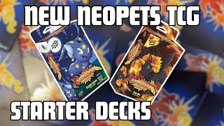 Opening both NEW Neopets TCG Starter Decks