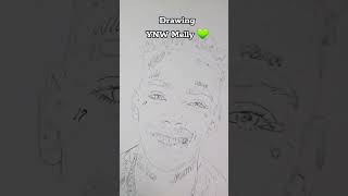 YNW Melly 💚 #art #drawing #fanart #hiphop #rap #ynwmelly #rapartist #hiphopartist #melly #realism