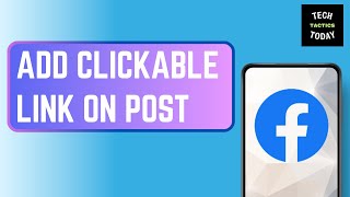 How To Add Clickable Link To Facebook Post Step By Step