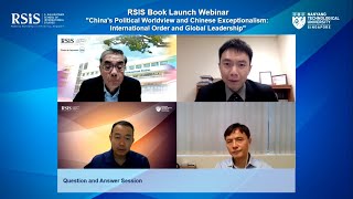 RSIS Book Launch Webinar by Assistant Professor Benjamin Ho - 6 August 2021