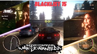 Need For Speed Most Wanted 4K Remastered Gameplay -  Blacklist 15 Challenge