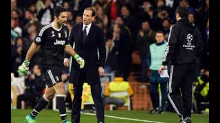 Applause for Buffon from the Real Madrid Fans after being shown the Red Card | HD