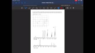 Organic 2 Working 3 NMR problems and combined spectra problems