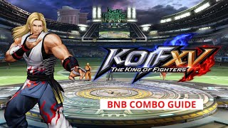 (King of Fighters XV) Andy basic combos guide