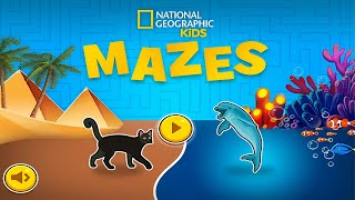 National Geographic Kids: Mazes || Adventure Game