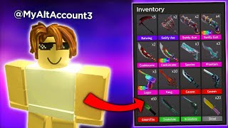 Trading With My ALT ACCOUNT in MM2 (Experiment)