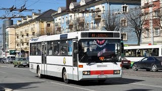 Mercedes Benz o407 маршрут N19 госномер О845ХР 39(ул Пролетарская -Культурно досуговый центр)