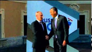 WATCH  Presidents Putin, Obama greet each other as G 20 convenes.