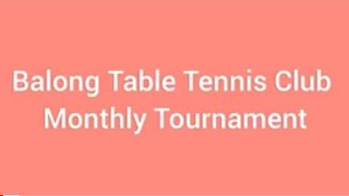 Balong Monthly Table Tennis Tournament - Dagupan Table Tennis Club Participant