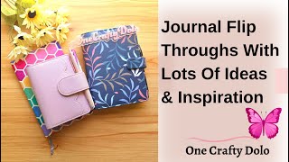 Journal Flip Throughs With Lots Of Ideas & Inspiration