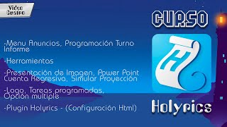 Holyrics presentaciones - Un software gratuito para la iglesia [Curso Completo] video 4