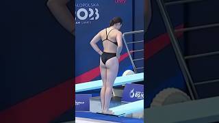 Urte Valeisaite (LTU) | 1m Springboard | 2023 European Diving Championships