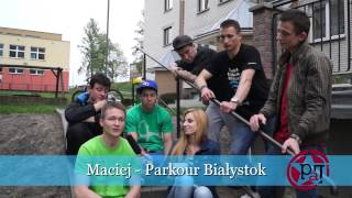 Parkour Białystok - zarażają skakaniem