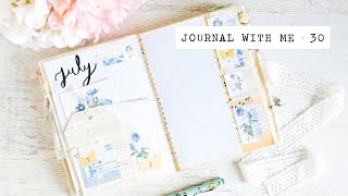 journal with me ✩ 30 | a gentle unfurling | unraveling journal