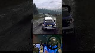 Handbrake Turns in the Scooby 💙 #shorts #dirtrally2 #gaming #impreza #simracing