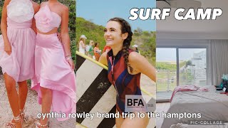 i learned to surf in the hamptons! cynthia rowley brand trip🏄🏻‍♀️