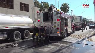 Se incendia cúpula de Parroquia por corto circuito en Nuevo Laredo RN