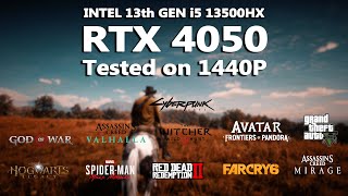 RTX 4050 Gaming Benchmark Test on 1440P Resolution | 1440P Gaming Test | Acer Predator Neo 16 |