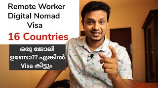 Digital Nomad /Remote worker visa .Work remotely from 16 abroad countries. Only rich people watch