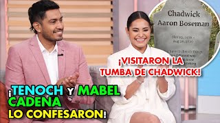 Los actores Mabel Cadena y Tenoch Huerta REVELARON que visitaron la TUMBA de Chadwick Boseman.