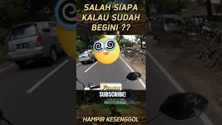 INI YANG NAMANYA KEBERUNTUNGAN #kejadianunik #closecall #motovlogshorts #shortvideo #arogan #fyp