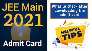 #Shorts How To Download JEE Main Admit Card 2021?🔥Jee Main Admi Card Download 2021🤗 JEE Main&