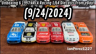 Unboxing 6 1997 ARCA Racing 1/64 Diecasts from eBay! (9/24/2024)