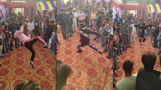 शादी मे हुआ डांस मुकाबला लोग हुए हैरान 😱😱|| marriage party dance competition #viral #trending #dance