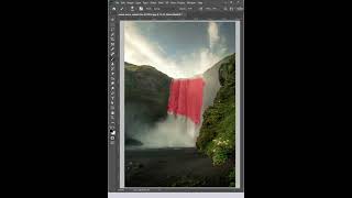 waterfall animation in photoshop gsfxmentor |  how to make Photoshop | #shorts #trendsdesignhugger