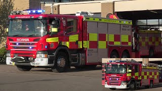 Bedfordshire Fire & Rescue Service- Kempston Rescue Pump & Specialist Rescue Unit turnout 22-04-2021