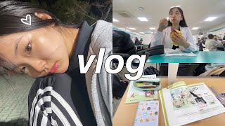 korea uni vlog📚 | daily makeup, qual curso estou fazendo, dias simples na faculdade, eat with me!