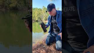 Taste Test filtered pond water | GRAYL GEOPRESS #purification