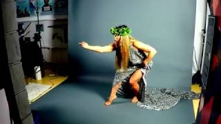 Michelle Manu - Photoshoot Stop motion hula