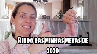 Dando risada das MINHAS METAS DE 2020