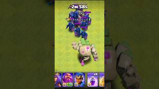 MAX Mountain golem vs MAX PEKKA😱 | mountain golem attack | BDGaming #shorts #coc #clashofclans