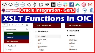 30. XSLT functions in oracle integration | XSLT function in OIC | XSLT constructors | OIC tutorials