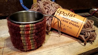 Weaving a Cup Cozy