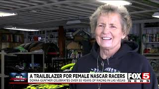 NASCAR ON FOX: A trailblazer for women in NASCAR. Las Vegas resident celebrates 50 years of racing.