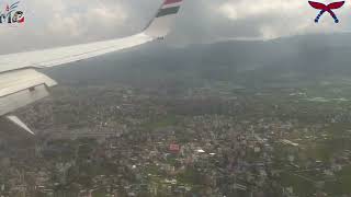 Plane Dumps fuel before landing at Kathmandu, Nepal TIA