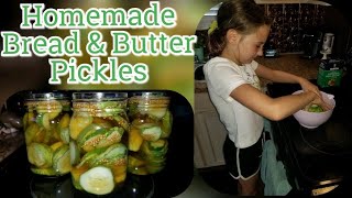 Homemade Bread and Butter Pickles | Eating from the garden