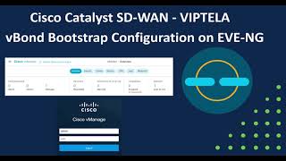 vBOND BOOTSTRAP CONFIGURATION ON EVE-NG - SD-WAN VIPTELA