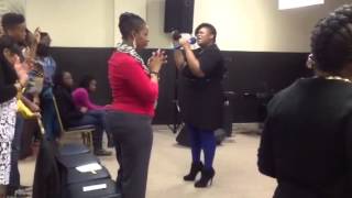 SOLO Praise Team singing "With Holding Nothing"