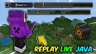 Best Replay Mod For Minecraft Pe 1.20|Replay mod for mcpe🤯🤯