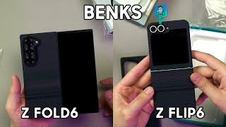 EXCELLENT cases by Benks for Galaxy Z Fold6 and Z Flip6!